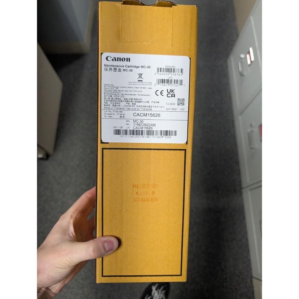 Canon MC-30 Maintenance Cartridge in Retail Packaging - New